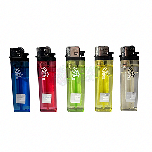 Isqueiro Simples Transparente - Fire