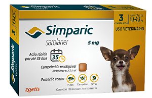 Simparic 5 Mg 1,3 A 2,5 Kg