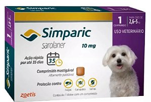 Simparic 10mg 2,6 A 5kg