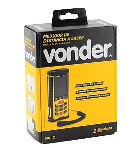 Medidor De Distância A Laser Mdv 100 100 Metros Vonder