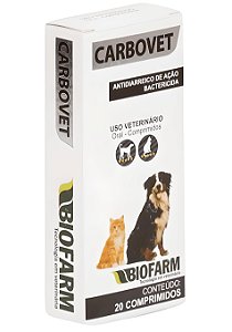 Carbovet 20 Comprimidos - Biofarm