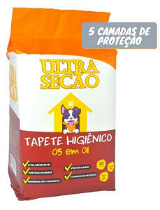 Tapete Higiênico Ultra Secão Branco 60x60  30 und