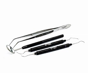 KIT CLINICO 4 PCS BLACK GOLGRAN