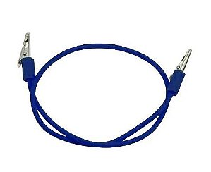 PRENDEDOR DE BABADOR JACARE SILICONE AZUL ESCURO LYSANDA