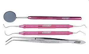 KIT CLINICO 4 PCS ROSA GOLGRAN