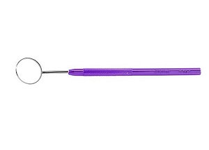 ESPELHO 05 PLANO COM CABO ROXO GOLGRAN