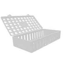 ESTOJO GRANDE PARA INSTRUMENTAL BRANCO CONFORT ODONTO