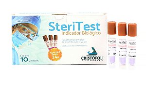 STERITEST INDICADOR BIOLÓGICO CRISTOFOLI