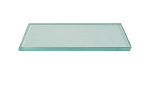 PLACA DE VIDRO GROSSA 15MM POLIDA