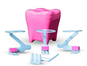 POSICIONADOR PERIAPICAL ADULTO C/CX AUTOCLAVE ROSA CONFORT ODONTO