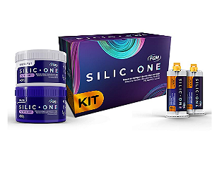 KIT SILICONE DE ADIÇÃO SILIC ONE PUTTY + LIGHT FGM