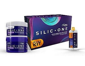 MINI KIT SILICONE DE ADIÇÃO SILIC ONE PUTTY SOFT + LIGHT BODY FGM