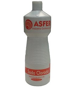 HIPOCLORITO DE SODIO 2,5% SODA CLORADA 1L ASFER