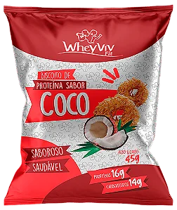 Biscoito proteico de coco 45g