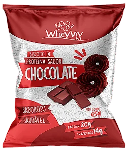 Biscoito proteico de chocolate 45g