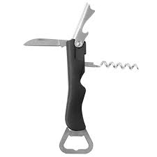 Saca rolhas com abridor de garrafa inox c/1pç br-28 western home