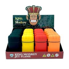 Isqueiro Maçarico King Monkey - ESCOLHA A COR (01 UNIDADE)