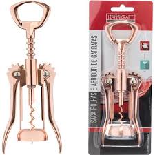 Saca Rolhas Abridor Rose Gold - Hauskraft
