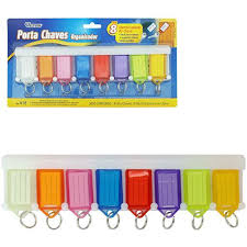Organizador E Identificador Porta Chaves P/ 8 Chaveiros K78