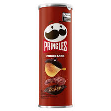 Salgadinho de batata churrasco pringles tubo 109g