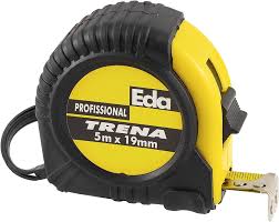 Trena Com Caixa Plástica Emborrachada 5 M Eda Preto 5M
