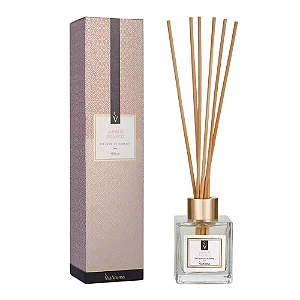 Difusor de Varetas Jasmim Branco Via Aroma - 100ml