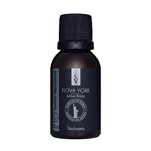 Essência Hidrossolúvel Nova York, Lótus Blanc Linha Mundo Via Aroma - 30ml