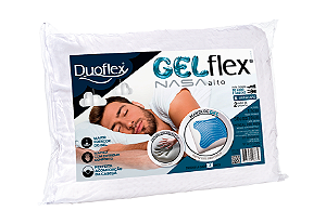 Travesseiro GelFlex Nasa Alto Duoflex - 50x70