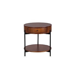 Mesa de Cabeceira Oregon Nogueira