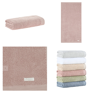 Toalha de Banho E Rosto Buddemeyer Luxus Belli Extra Soft 100% Algodão Fio Penteado
