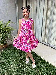 Vestido Daniela rosa