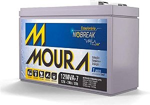 Bateria Moura ORIGINAL 12v 7ah brinquedo infantil, pulverizador, luz de emergência, nobreak
