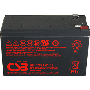 Bateria CSB 12v 9ah estabilizadores, UPS, som, brinquedos, carrinho infantil