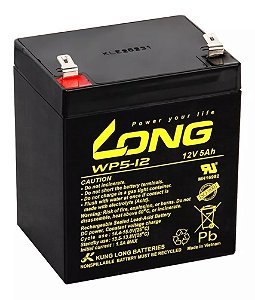 Bateria 12v 5ah Long alarme, brinquedo,nobreak