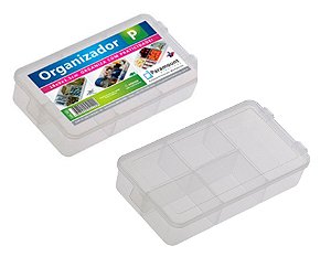 Caixa Organizador Box P C/ 5 Divisorias 16 X 9 X 3,5 Cm 142 Paramount