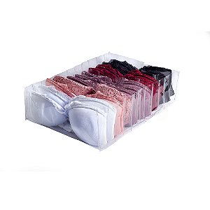 Organizador Colmeia Cristal Premium GG (30x10x40) - 11 Divisórias 634 VB Home