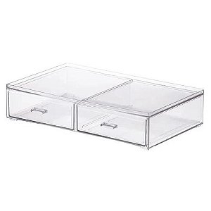 Caixa Organizadora C/ 2 Gavetas 31,5x18,5x7 cm 1093  Paramount