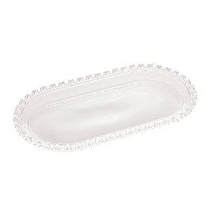 Travessa Oval de Cristal Linha Coração 25x13x2,5cm 1701 Lyor