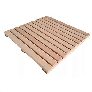 Deck Madeira Modular 35x35 Natural Área Interna E Externa BELFIX 852585