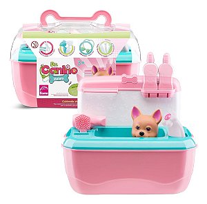 Maleta Doutor Canino Veterinario Rosa Com Acessórios Roma 	5512
