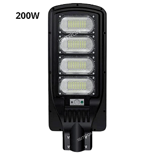 Luminária Solar 200w Led Com Sensor e Controle uso geral
