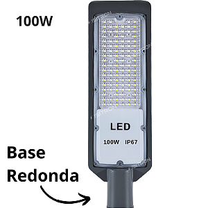 Luminária Led 100W Smd IP67 Base Redonda uso geral