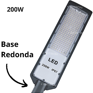 Luminária Led 200W Smd IP67 Base Redonda uso geral