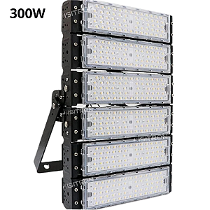 Refletor LED 300W Fator 100% IP67 Modular Branco Frio