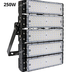 Refletor LED 250W Fator 100% IP67 Modular Branco Frio