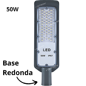 Luminária Led 50W Smd IP67 Base Redonda uso geral