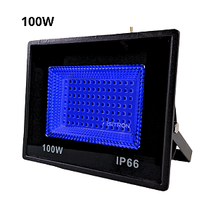 Refletor LED 100W Azul SMD IP66