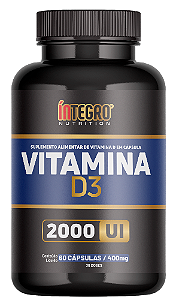 Vitamina D3 60 caps - Íntegro Nutrition