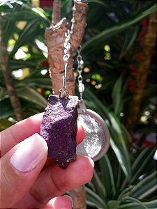 Infusor Energético Inox com Cristal Purpurita