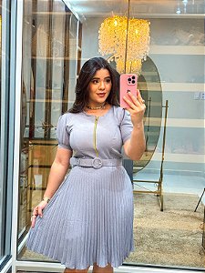 Vestido plissado 1350